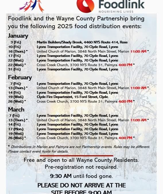 Food Distribution Events